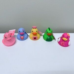 New! Target Bullseye Valentine’s Day 2026 Rubber Ducks, Full Set of 5